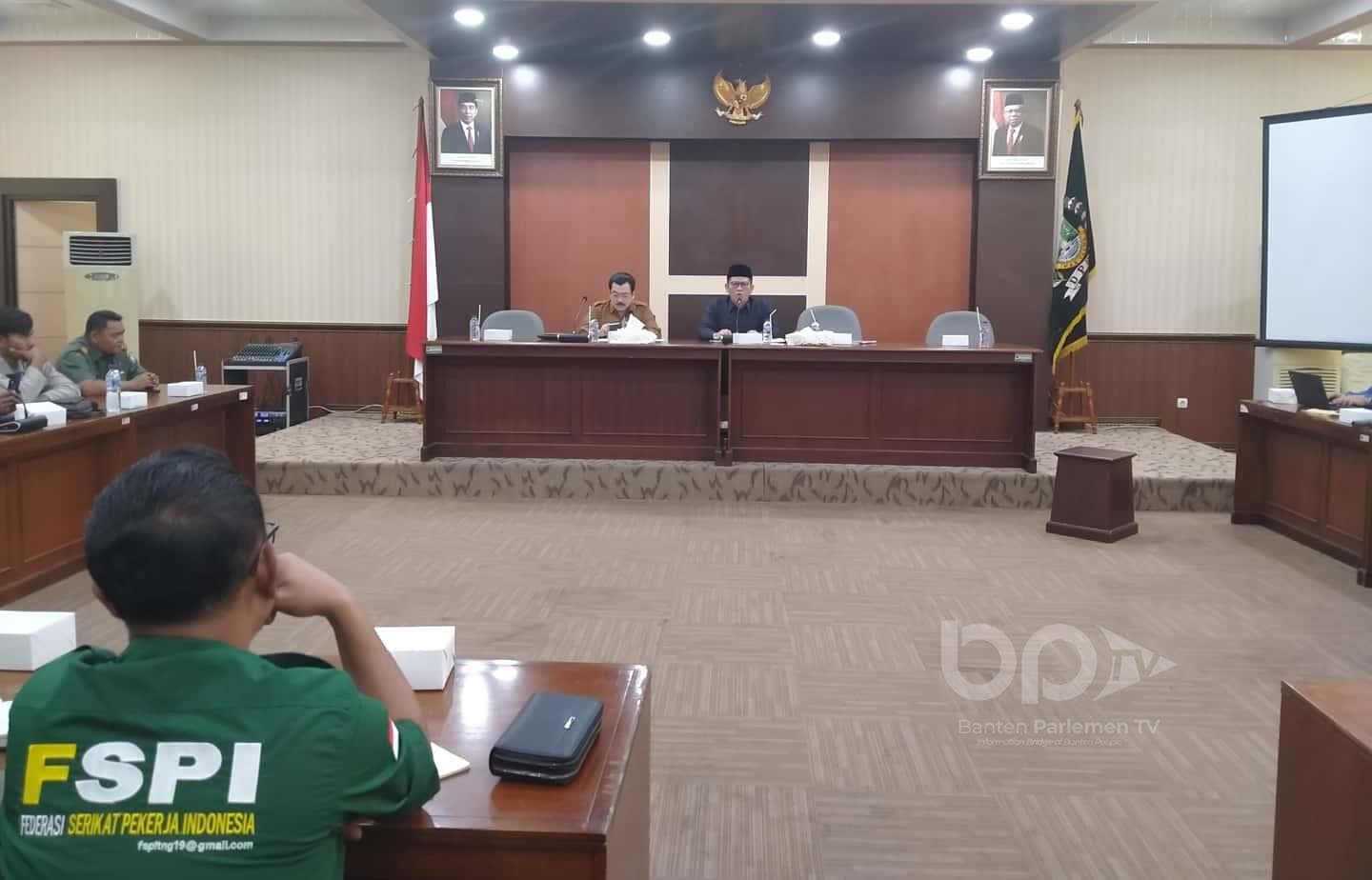 Wakil Ketua DPRD Provinsi Banten Terima Audiensi Serikat Pekerja